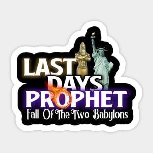 Hebrew Israelite Last Days Prophet Sticker